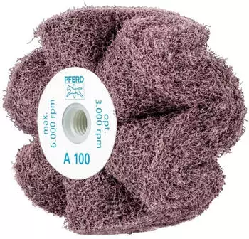 Pferd POLINOX PNG Vlies-Schleifrad &Oslash;100x50mm M14 K&ouml;rnung A100 (44642201)