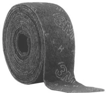 Scotch Brite CF-RL Vliesrolle Ultra Fein 100mm x 10m, Grau (7000077527)