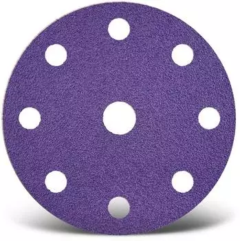 Menzer Titanium HD Klett-Schleifscheiben &Oslash;150mm K100 9-Loch, 50 St&uuml;ck (230221100)