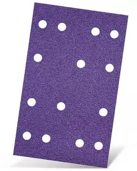 Menzer Titanium HD Klett-Schleifb&ouml;gen Schwingschleifer 133x80mm 14-Loch Keramik-Mix 50 Stk. (252311912)
