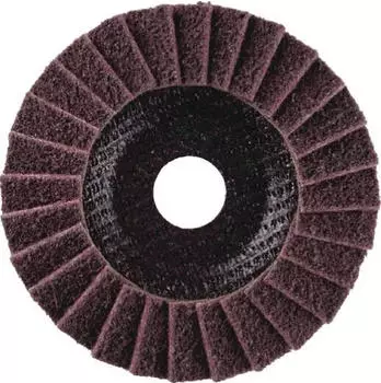 Tecwerk F&auml;cherscheibe Vlies 125mm K100 Edelstahl/Stahl grob