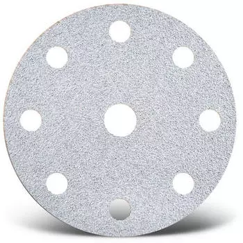 Menzer White Klett-Schleifscheiben 150mm 9-Loch Normalkorund K40, 50 Stk. (231371040)