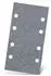 Menzer Platinum Klett-Schleifbögen 180x93mm 8-Loch Halbedelkorund 50 Stk. (252045100)