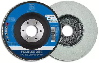 Pferd Poliflex Disc PFD 115x14mm &Oslash;22,23mm PUR-MH SIC K&ouml;rnung 60 (41130106)