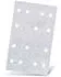 Menzer White Klett-Schleifbögen 133x80mm 14-Loch Normalkorund 50 Stk. (252085060)