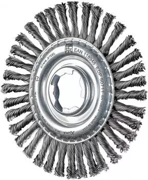 Pferd X-Lock Rundb&uuml;rste, Stahldraht, gezopft (43302111)