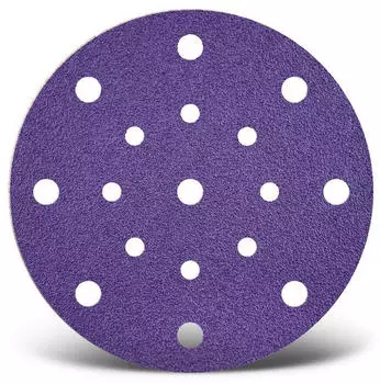 Menzer Titanium HD Klett-Schleifscheiben &Oslash;150mm 17-Loch Keramik-Mix K60, 50 Stk. (230251060)