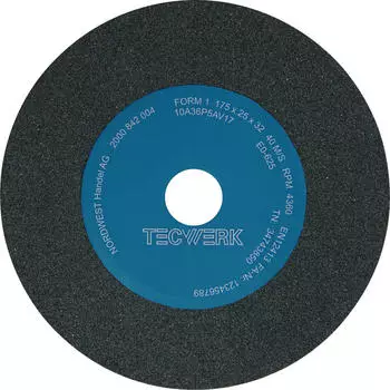 Tecwerk Schleifbockscheibe NK Form A &Oslash;175x25x32mm K&ouml;rnung 60 (2000842022)
