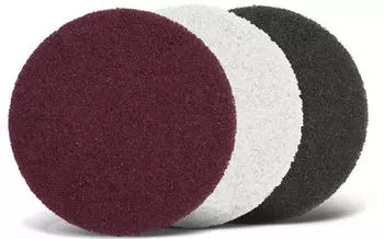 Menzer Fleece Schleifvlies 90mm Exzenterschleifer grob K80 (10 Stk.) (247261000)