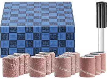 Pferd Schleifh&uuml;lsen-Set 13-tlg. Korund &Oslash;10x20mm A60/80/150/240 mit Halter (42298001)