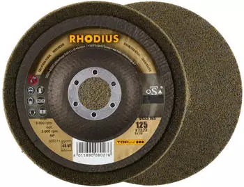 RHODIUS TOPline VKSS WS Vlieskompaktscheibe 125x22,23mm 4S-very fine (305311)