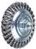 Pferd Kegelbürste gezopft KBG 125x15mm M14 Stahl-Draht 0,50mm (43317001)
