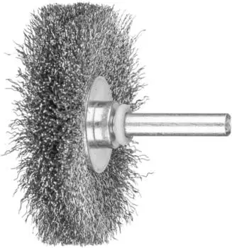 Pferd RBU Rundb&uuml;rste ungezopft &Oslash;60x10mm Stahl-Draht &Oslash;0,20mm Schaft &Oslash;6mm (43104009)
