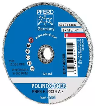Pferd POLINOX-Kompaktschleifrad PNER-H 50mm, K&ouml;rnung A F (44691005)