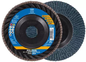 Pferd POLIFAN F&auml;cherschleifscheibe PFC 115mm Z60 konisch (67771116)