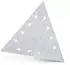 Menzer Klett-Schleifblatt 250x290mm 12-Loch Korund K60 25er-Pack (262021060)