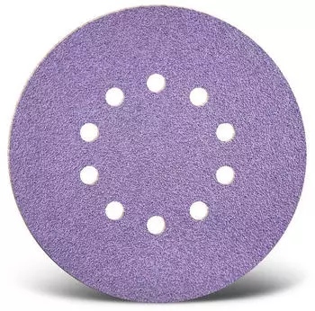 Menzer Purple HD Klett-Schleifscheiben &Oslash;225mm K240 10-Loch, 25 St&uuml;ck (230131240)