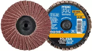 Pferd COMBIDISC Mini-POLIFAN CDR PFF 50 A F&auml;cherschleifscheibe &Oslash;50mm K&ouml;rnung 60 (47202528)