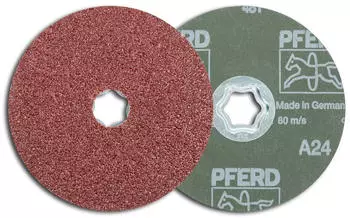 Pferd COMBICLICK Korund Fiberscheibe &Oslash;125mm A24, Universal (64190102)