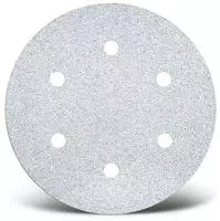 White Klett-schleifscheiben, 150 Mm, 6-loch, F. Exzenterschleifer, Normalkorund...