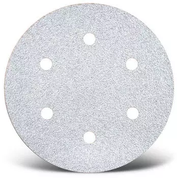 Menzer White Klett-Schleifscheiben &Oslash;150mm 6-Loch K60, 50 St&uuml;ck (231361060)