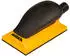 Mirka Handblock Grip 70x125mm 13-Loch Klett mit Absaugung, Gelb (8391400111)