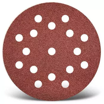 Menzer Red Klett-Schleifscheiben &Oslash;125mm K24 17-Loch, 25 St&uuml;ck (231891024)