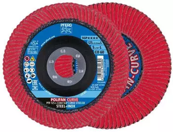 Pferd Polifan Curve Lamellenscheibe 125mm Z40 SGP STEELOX (69398196)