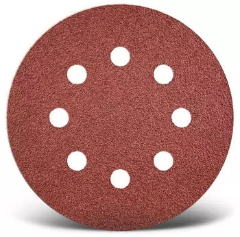 Menzer Klett-Schleifscheiben Exzenterschleifer &Oslash;125mm 8-Loch Normalkorund 50 Stk. (231021080)