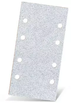 Menzer White Klett-Schleifb&ouml;gen Schwingschleifer 186x93mm 8-Loch Normalkorund 50 Stk. (252101240)