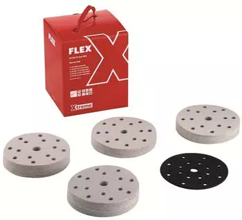 Flex-Tools Xtreme D150 ST-Set Universal Schleifpapier Starterset VE5, 127-tlg. (534770)