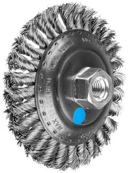 Pferd Kegelb&uuml;rste gezopft KBG 12515/M14 Edelstahl-Draht 0,50mm (43317007)