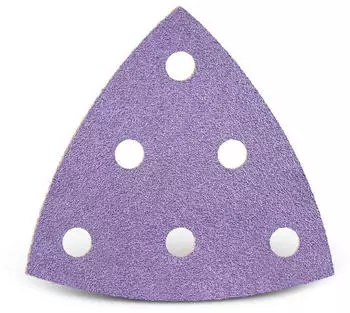 Menzer Purple HD Klett-Schleifbl&auml;tter Deltaschleifer 93mm K120 6-Loch, 50 St&uuml;ck (261371120)