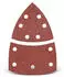 Menzer Klett-Schleifblätter Deltaschleifer 93/62x102mm 11-Loch K40-240, 50 Stück (261211180)