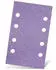 Menzer Purple HD Klett-Schleifbögen 133x80mm 8-Loch Keramik-Mix K40-400 50 Stk. (252221120)