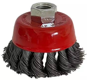 VaGo Topfb&uuml;rste Drahtb&uuml;rste 125mm gezopft f&uuml;r Winkelschleifer, 3er-Pack (09-006x3_xv)
