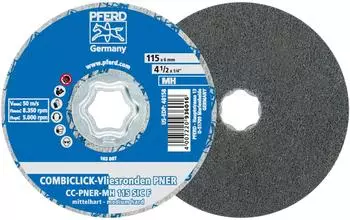 Pferd COMBICLICK Vliesronde CC-PNER mittelhart 115mm SiC fein (42002146)