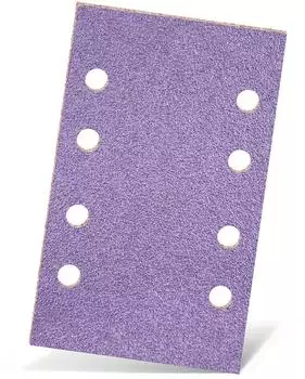 Menzer Purple HD Klett-Schleifb&ouml;gen 133x80mm 8-Loch Keramik-Mix, 50 Stk. (252221320)