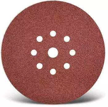 Menzer Red Klett-Schleifscheiben &Oslash; 225mm 9-Loch Normalkorund K100, 25 Stk. (231691100)