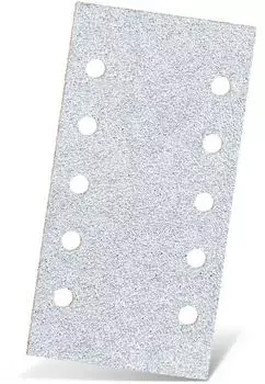 Menzer White Klett-Schleifb&ouml;gen 230x115mm 10-Loch Normalkorund, 50 Stk. (252121120)