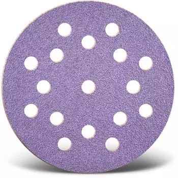 Menzer Purple HD Klett-Schleifscheiben 125mm 17-Loch Keramik-Mix, 50 Stk. (230041180)