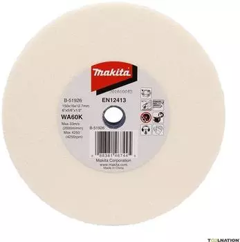 Makita Schleifscheibe WA60K 150x16x12,7mm, wei&szlig; (B-51926)