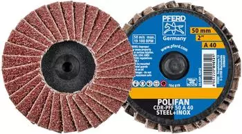 Pferd COMBIDISC Mini-POLIFAN CDR PFF 50 A F&auml;cherschleifscheibe &Oslash;50mm K&ouml;rnung 40 (47202527)
