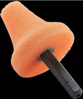 Flex-Tools Polierschwamm PK-O 35 HEX orange, Kegelform, 5 St&uuml;ck (517.828)