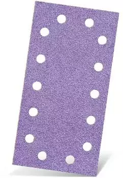 Menzer Purple HD Klett-Schleifb&ouml;gen 230x115mm 14-Loch Keramik-Mix, 50 Stk. (252241100)