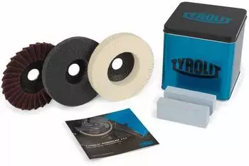 Tyrolit Polierprogrammset PREMIUM 5-teilig Ø125mm für Winkelschleifer (52433)