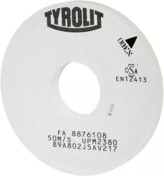 Tyrolit Au&szlig;enrundschleifscheibe 300x40x76,2mm A80 V, un- und niedriglegierte St&auml;hle (690785)
