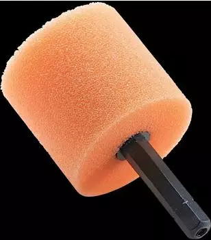 Flex-Tools Polierschwamm PZ-O Orange 35 HEX, Zylinderform, 5 Stück (517.771)