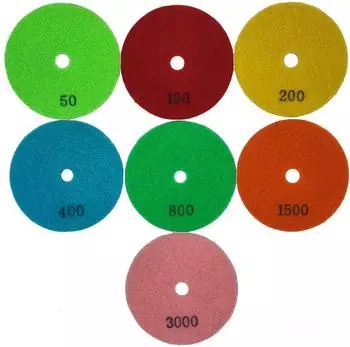 Berg Tectool Diamant Klett Schleif- und Polierpad K3000, &Oslash;100mm (17664)