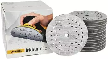 Mirka Iridium Soft Schleifscheiben Ø 125mm, Korn P500, 20 Stück (249M202051)